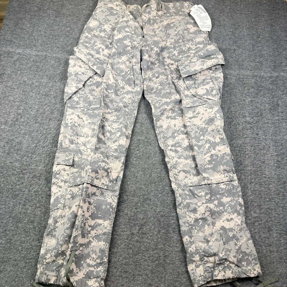 Army Combat Pant Flame Resistant Medium Regular Military Camo Insect Guard NEW